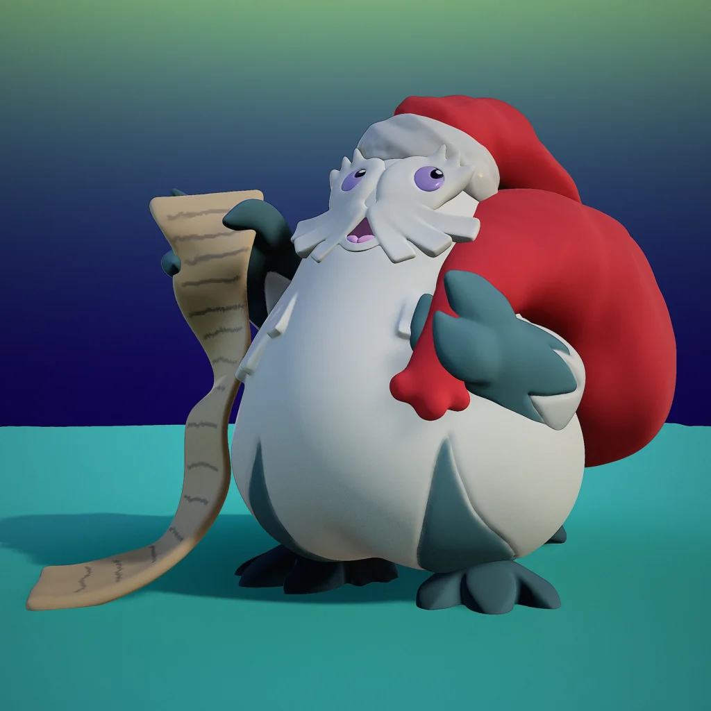 abomasnow christmas render 3dusky