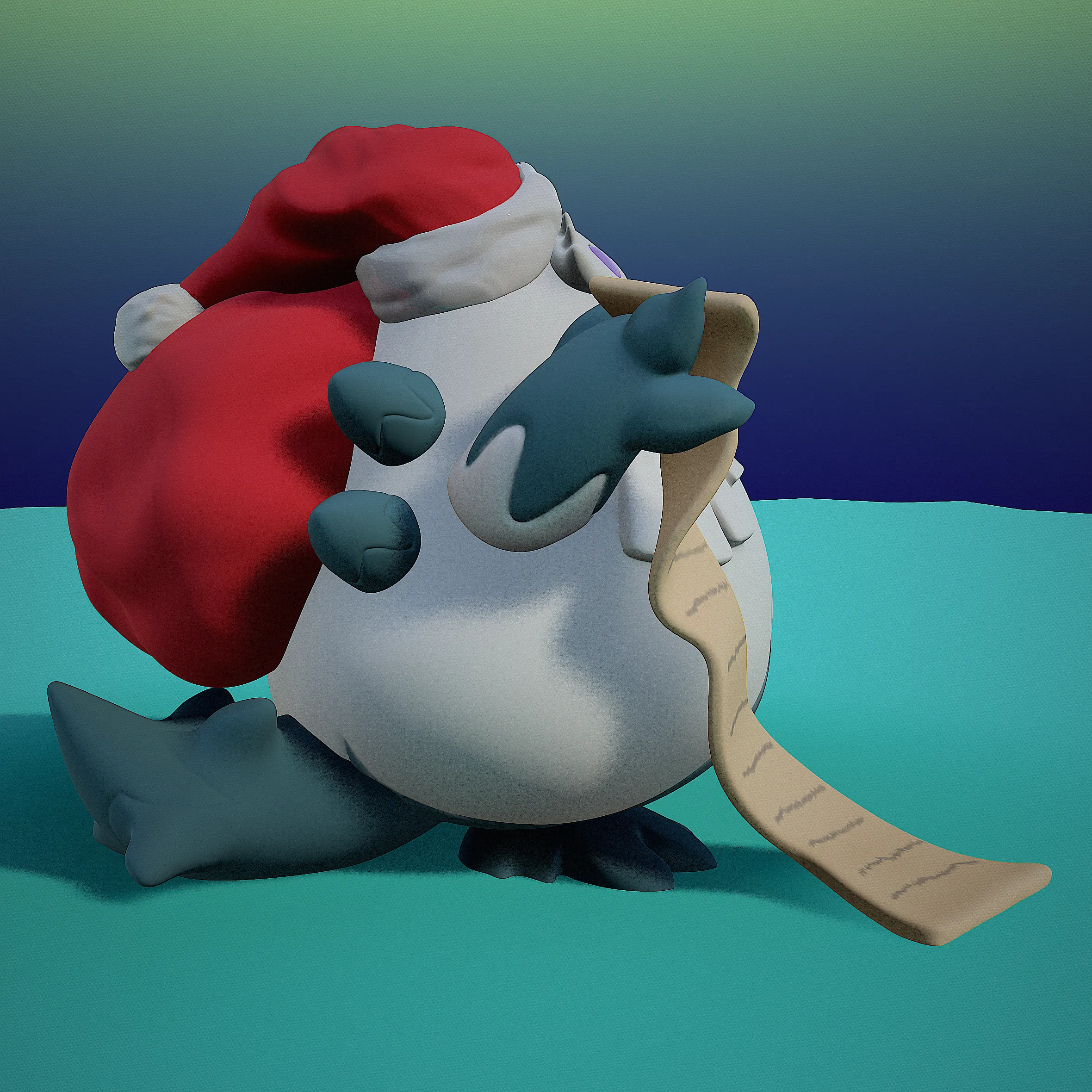 abomasnow christmas render 3dusky 3