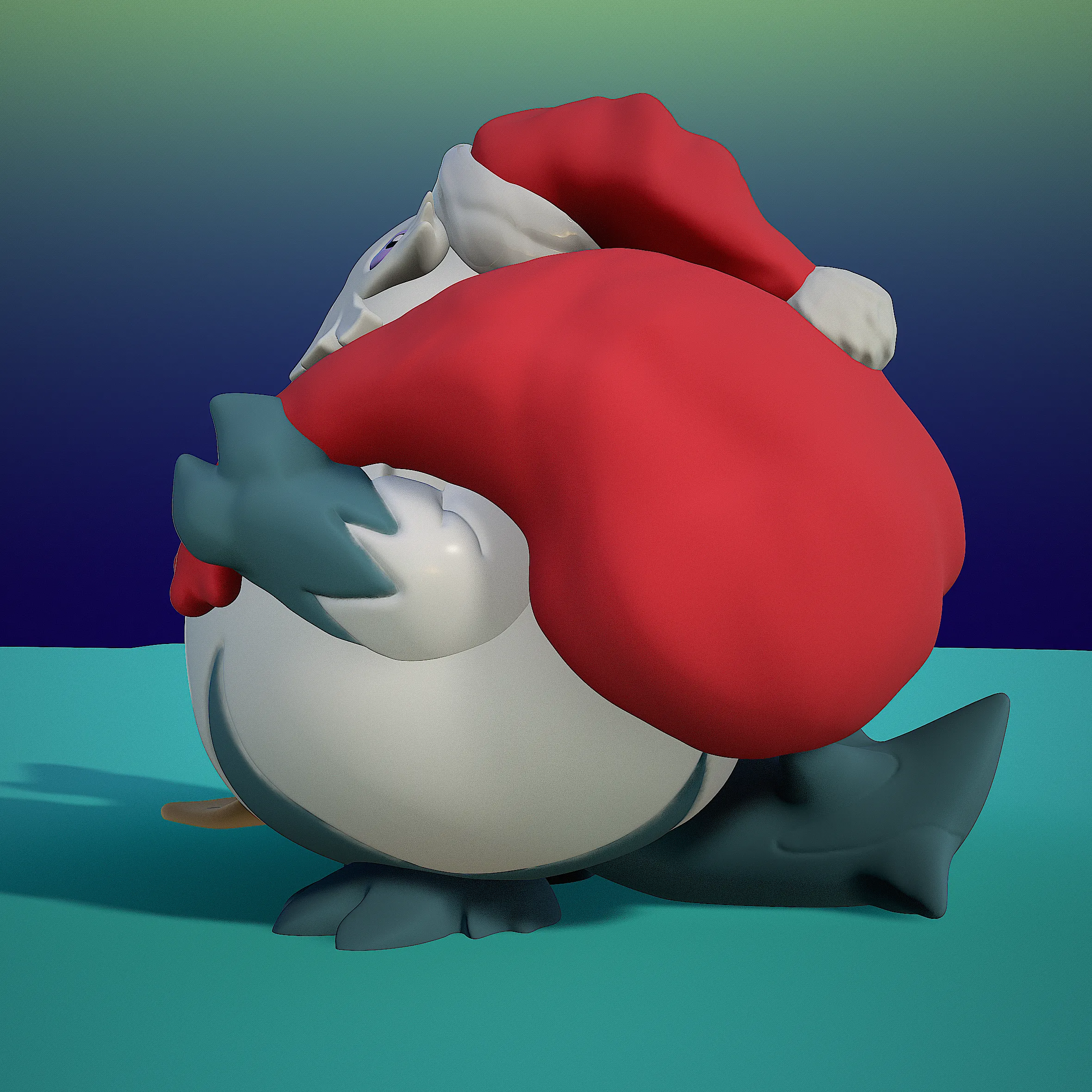 abomasnow christmas render 3dusky 4