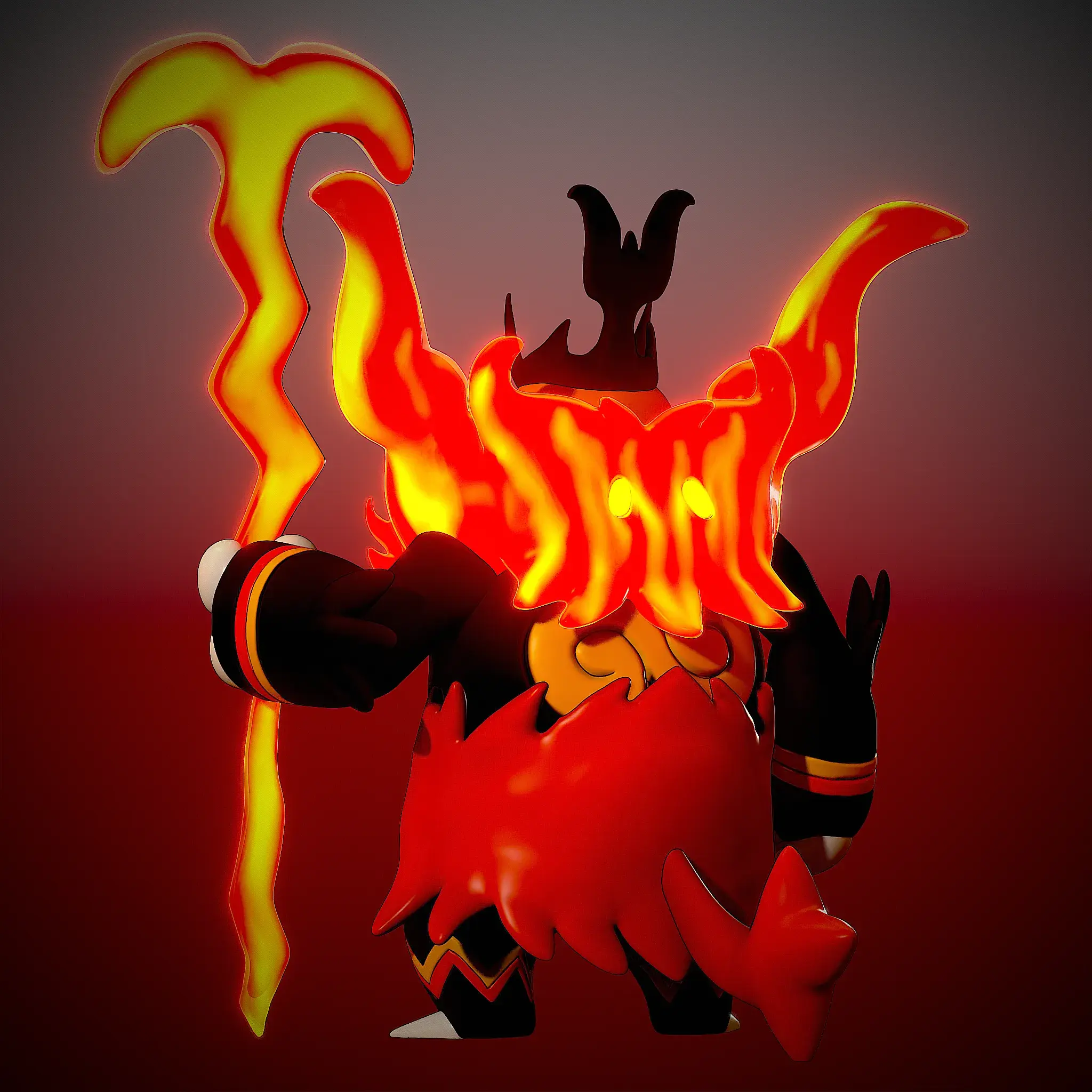 Emboar Mega Render 3dusky 4