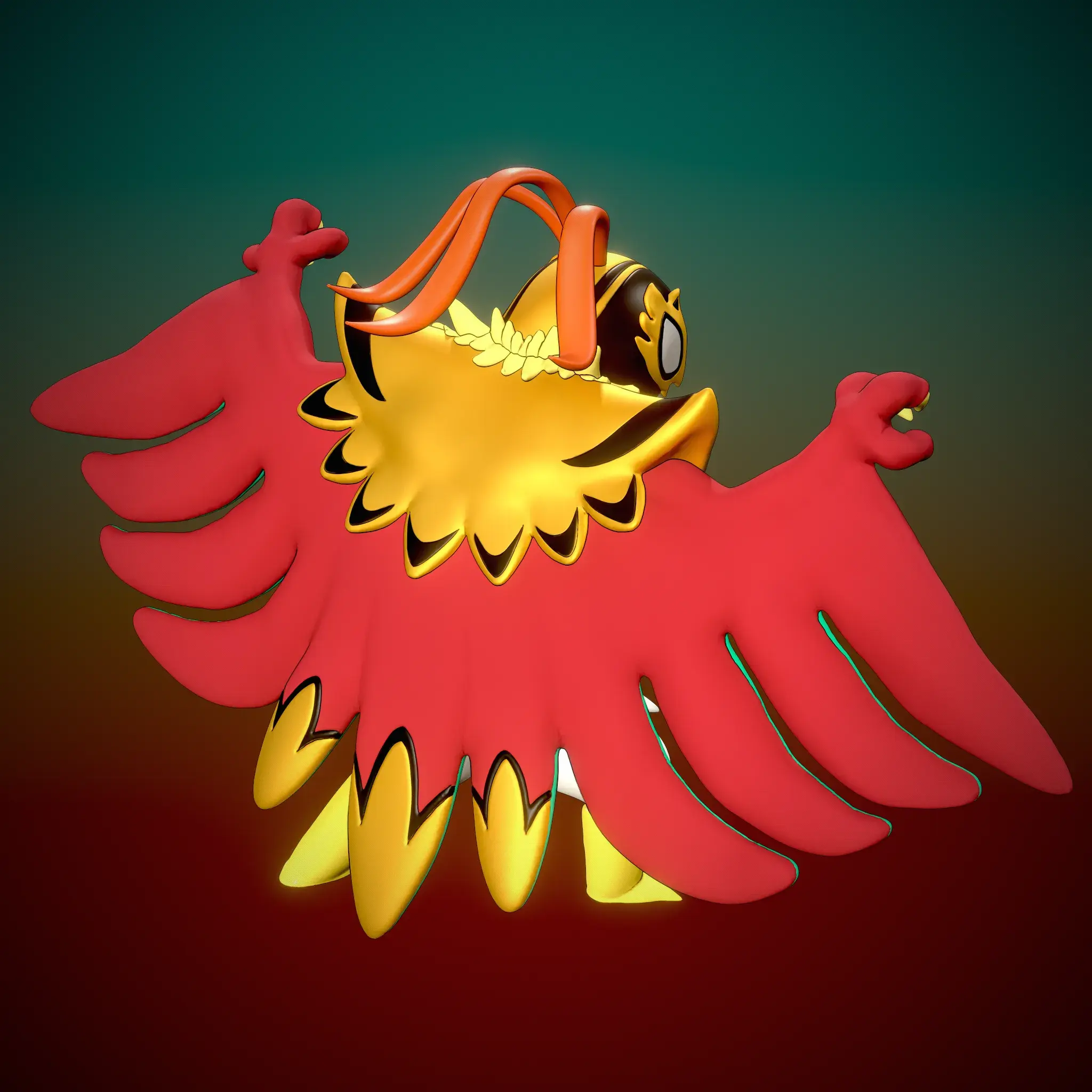 Hawlucha Mega Render 3dusky 4