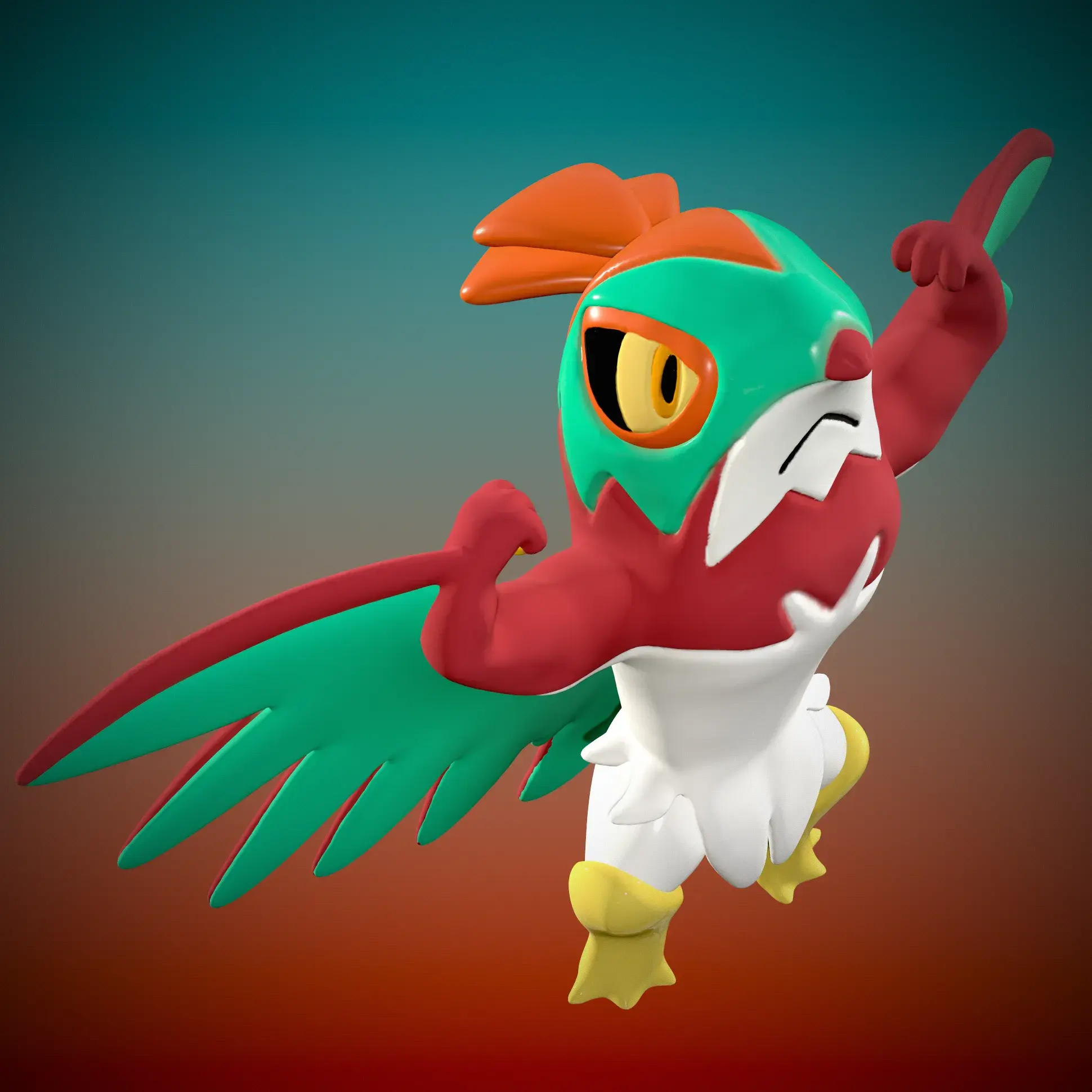 Hawlucha Render 3dusky 3