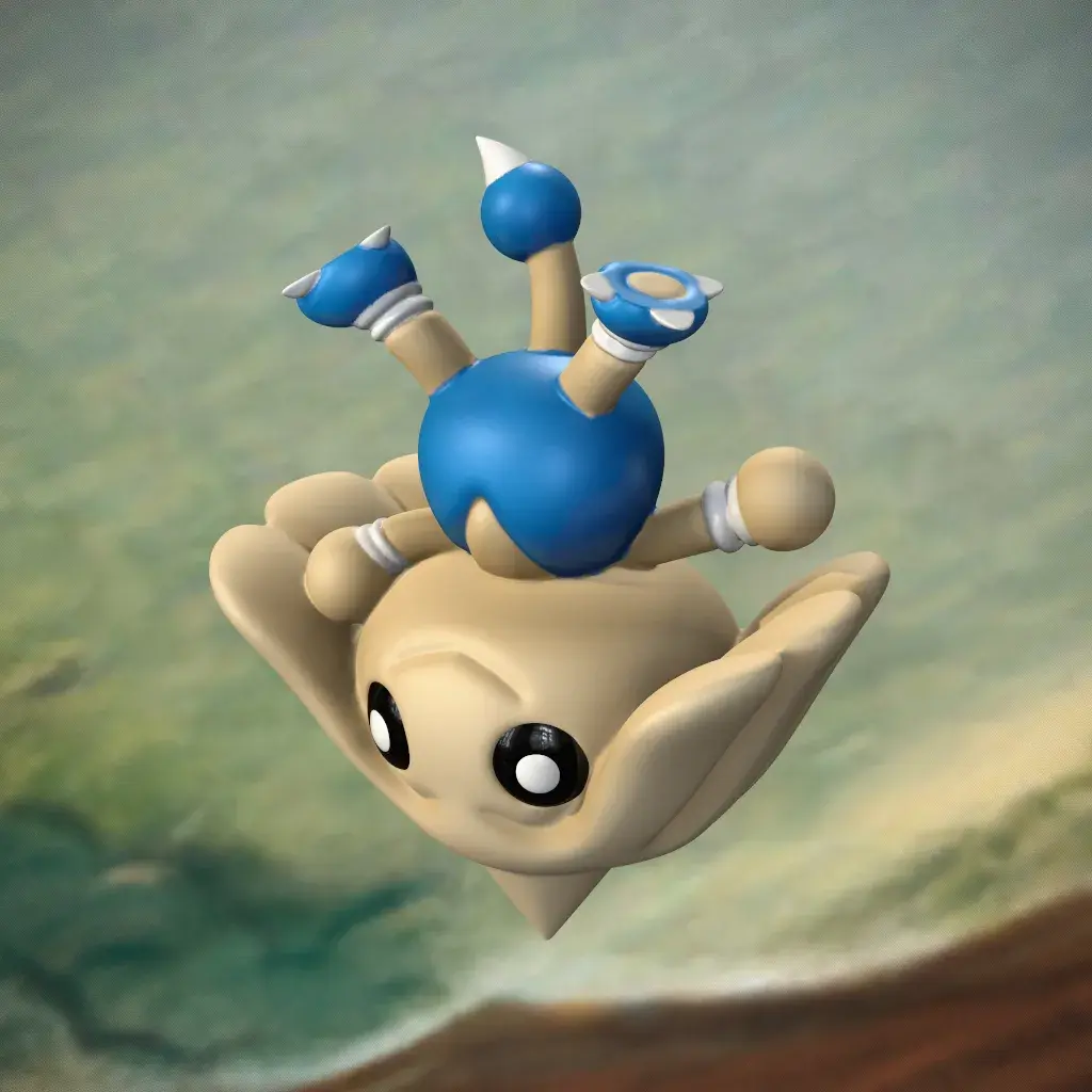 Hitmontop Render 3dusky 2