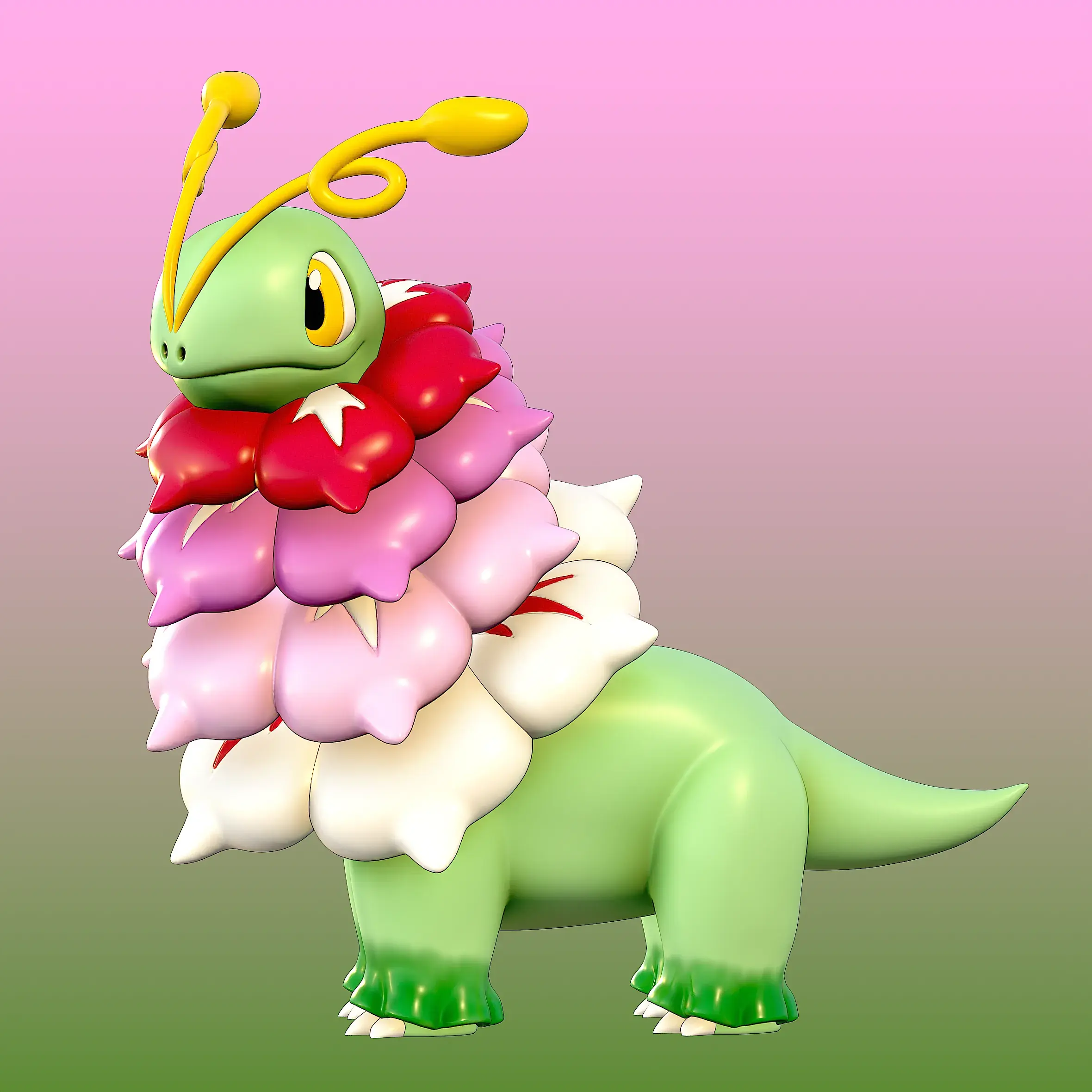 Meganium Mega Render 3dusky 2