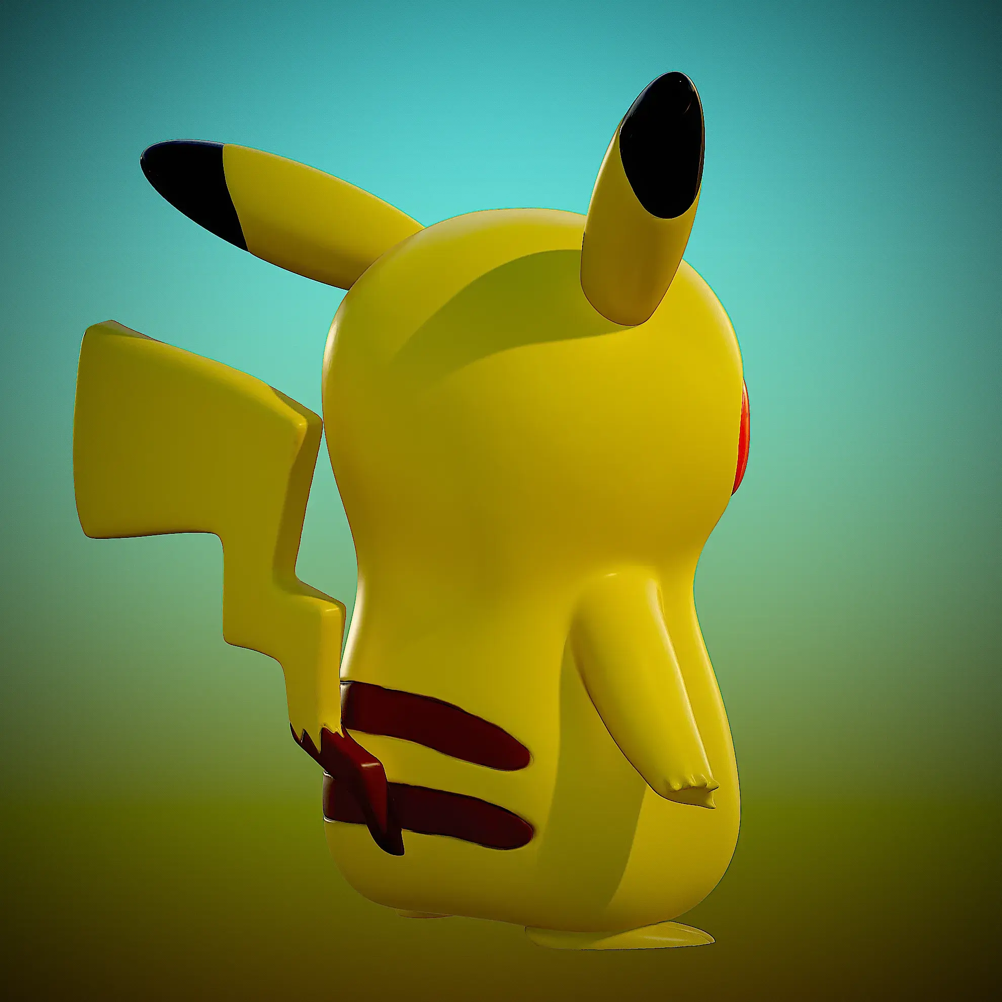 Pikachu Render 3dusky 4