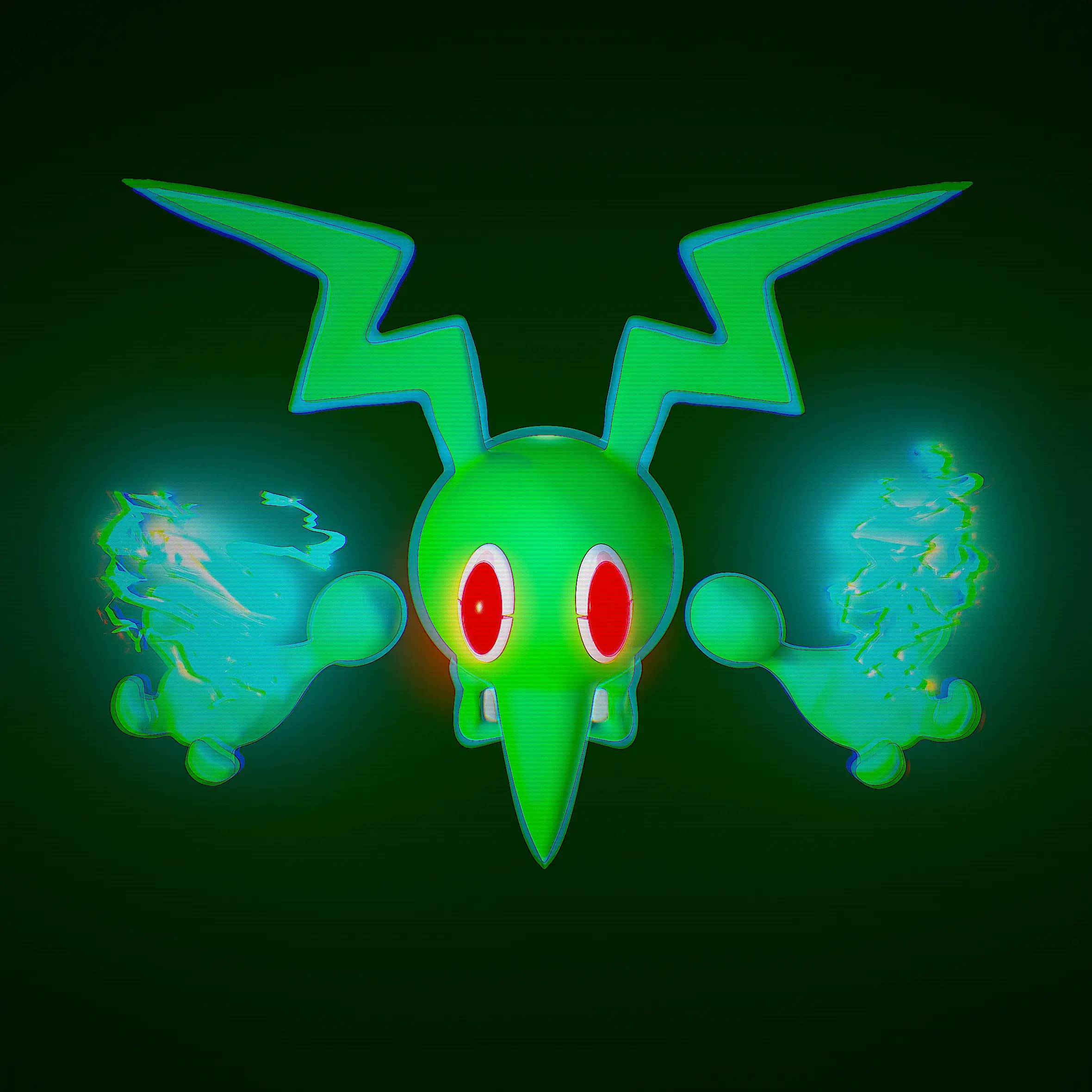 Rotom Mega Oc Render 3dusky 2