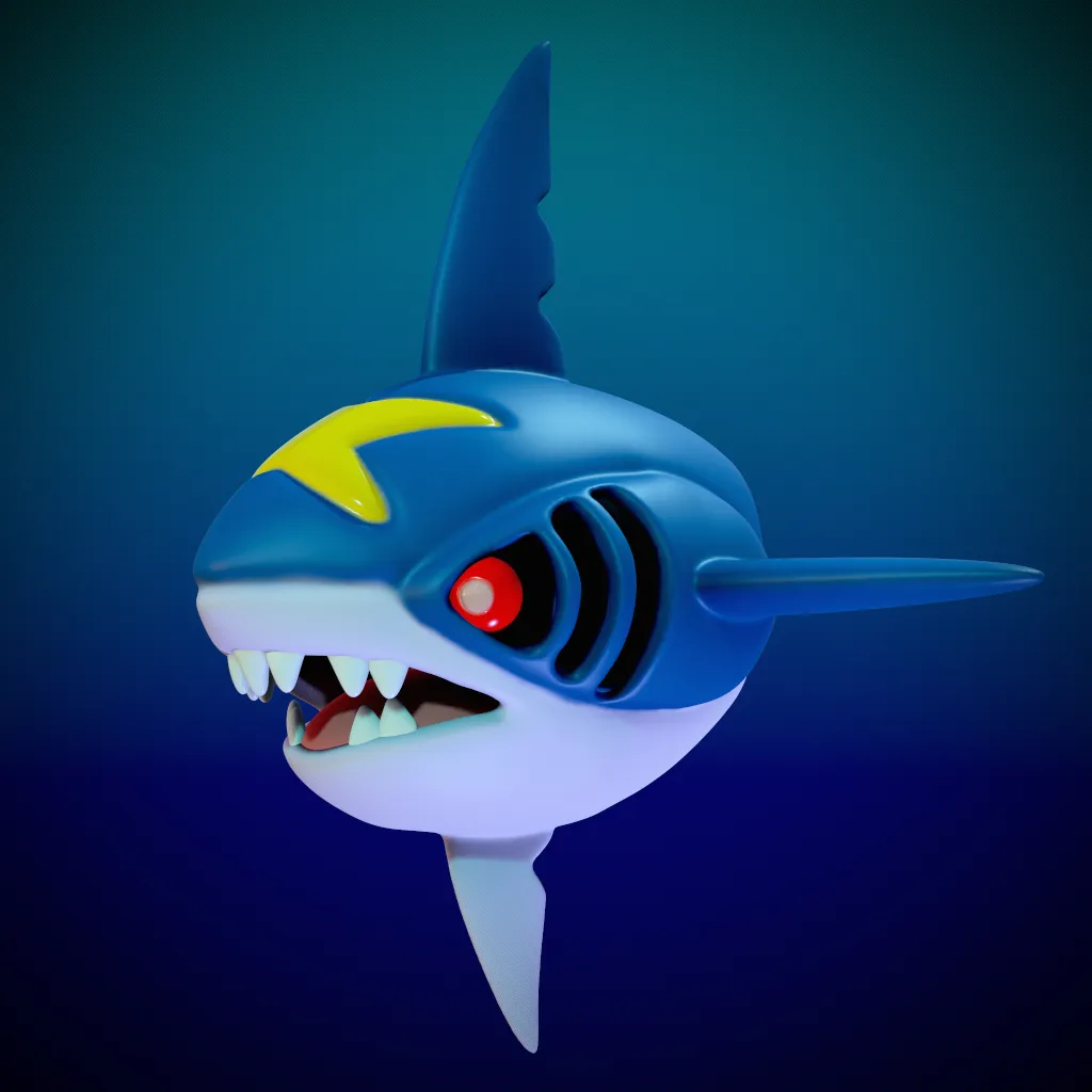 Sharpedo Render 3dusky