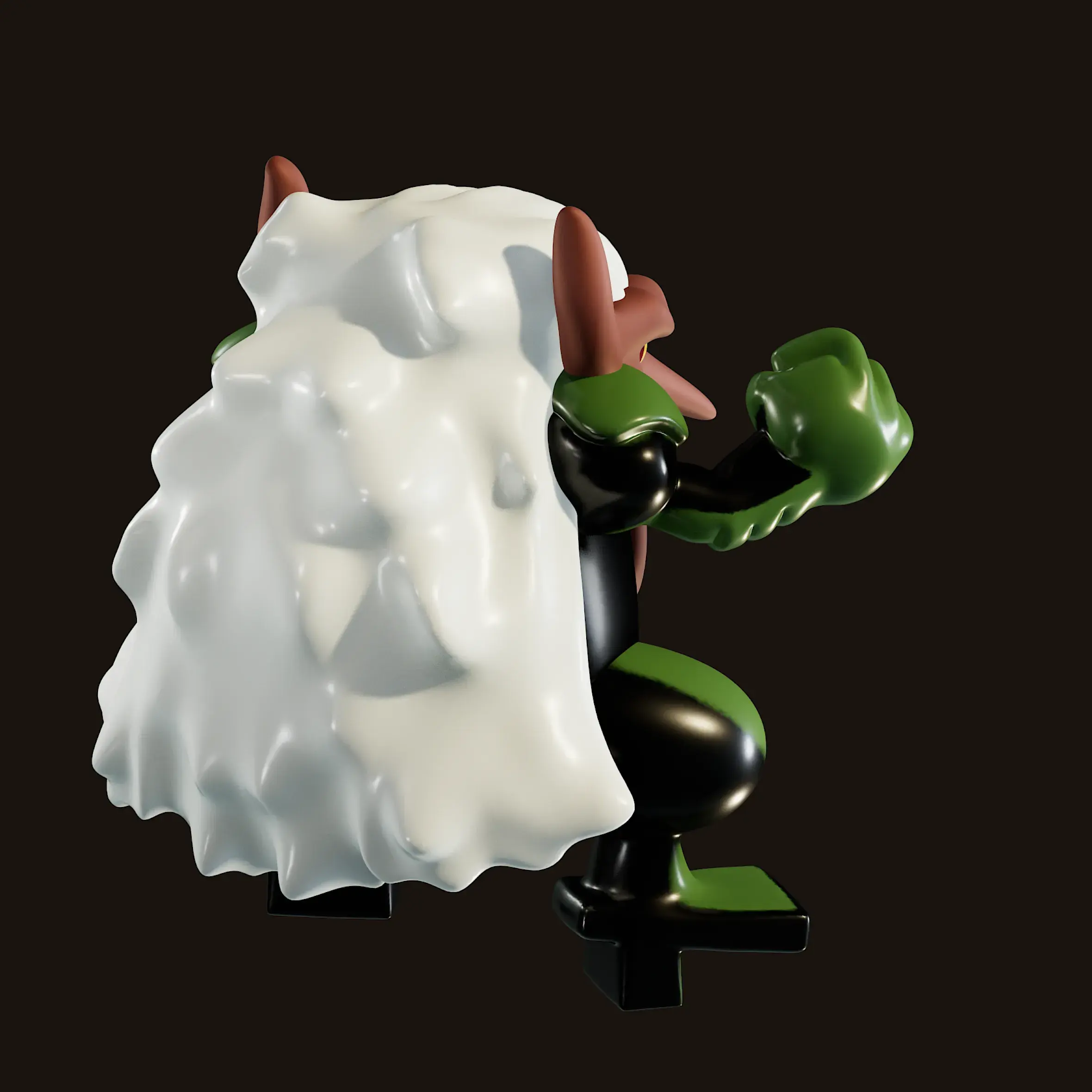 Shiftry Beta Render 3dusky 4