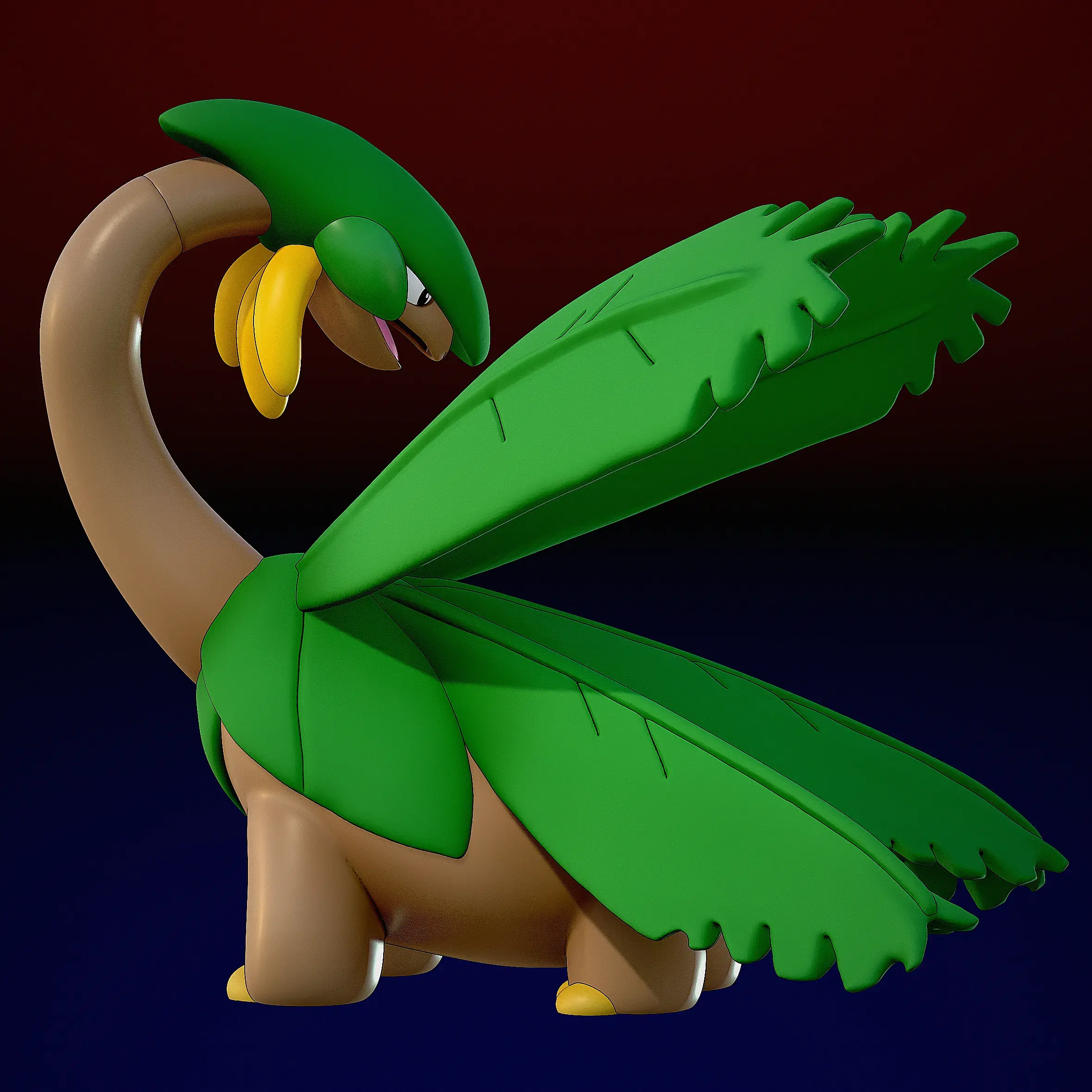 Tropius Render 3dusky 3