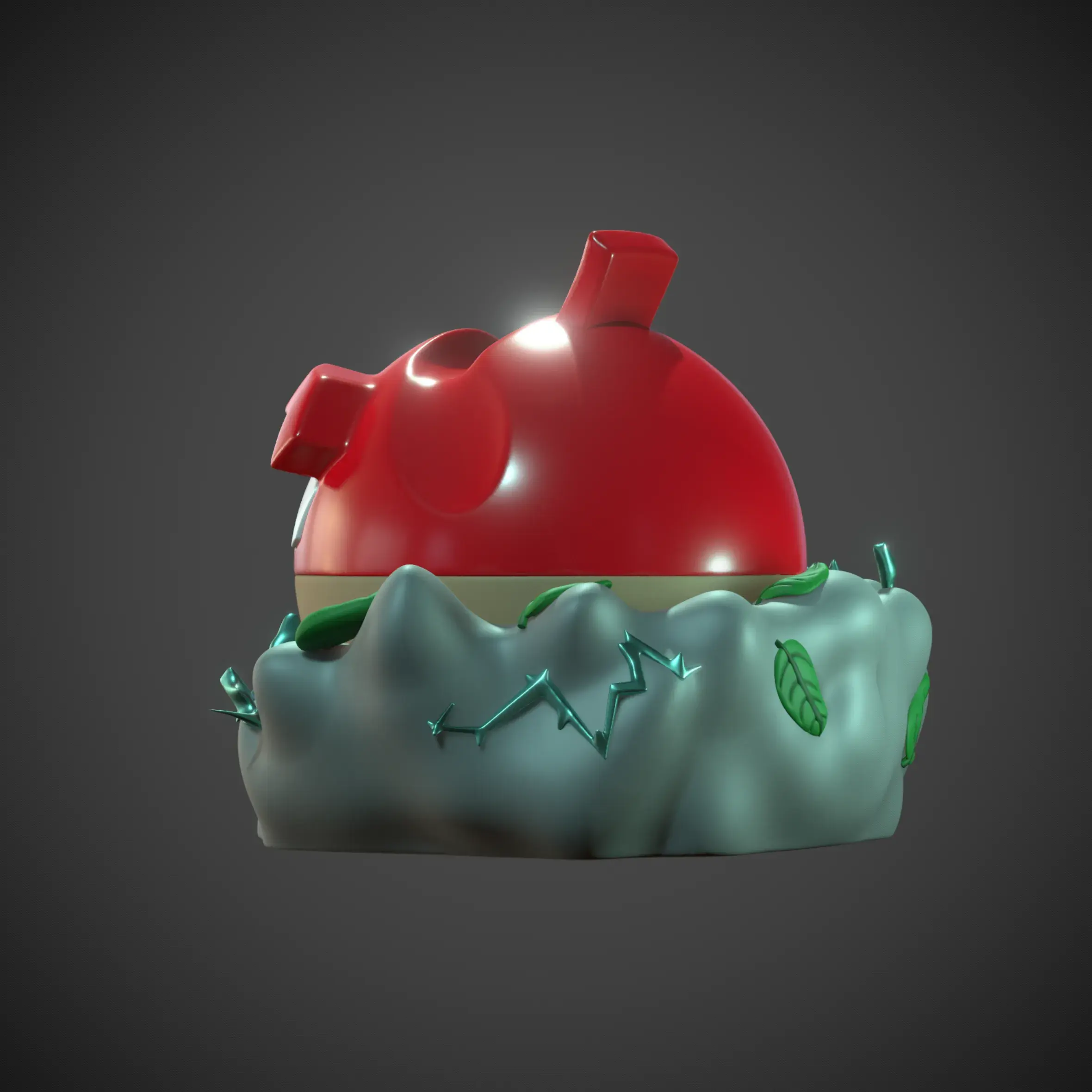 Voltorb Hisui Controller Stand Render 3dusky 4