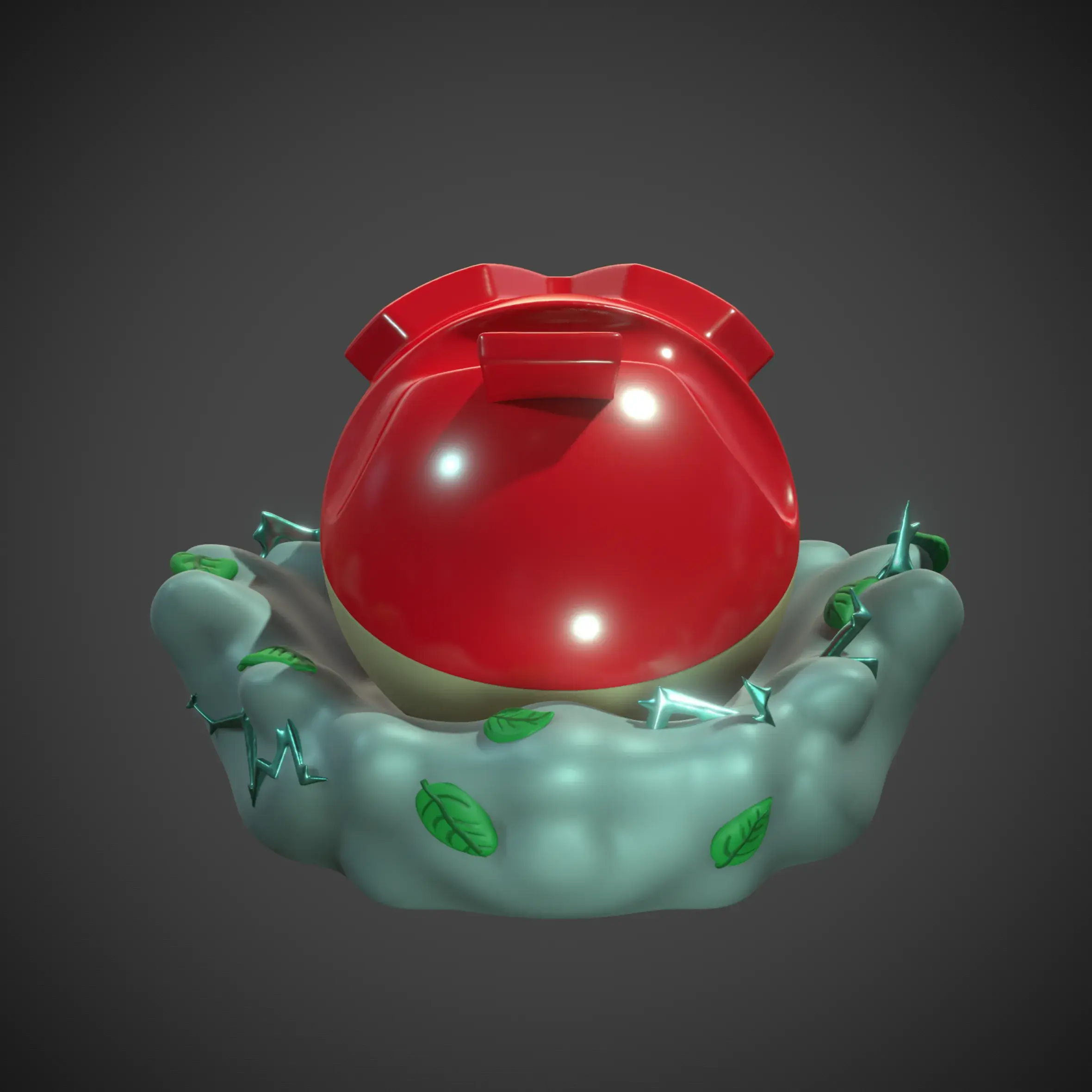 Voltorb Hisui Controller Stand Render 3dusky 5