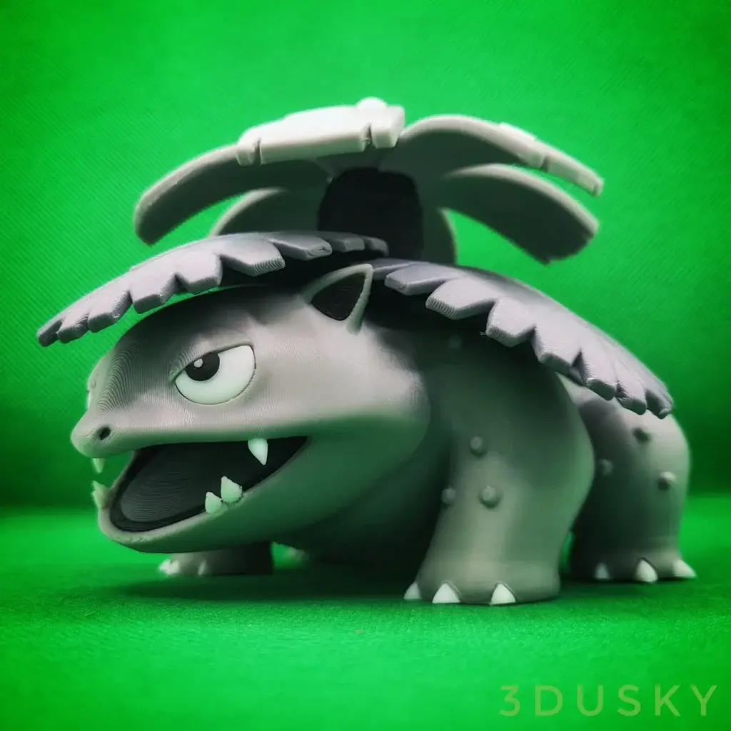 Venusaur Retro — figura impresa en 3D | 3DUsky