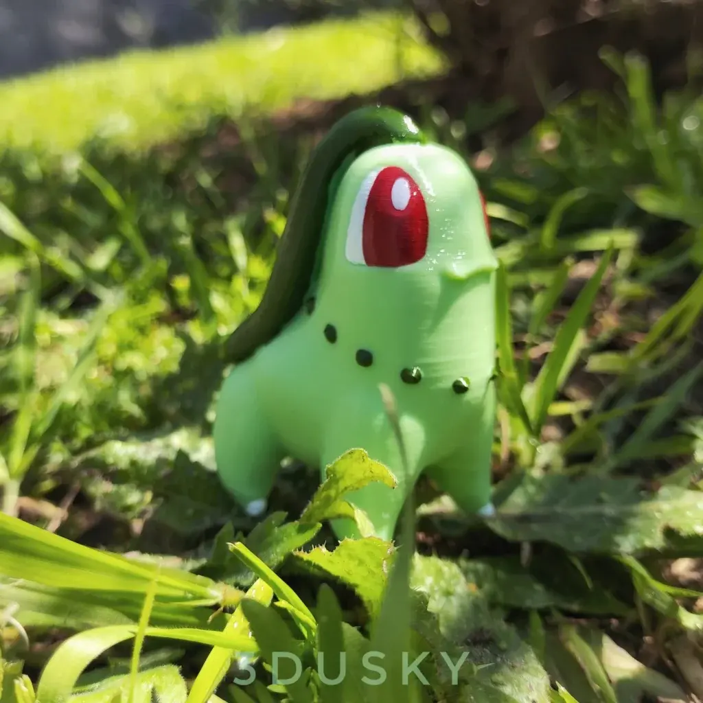 Chikorita — figura impresa en 3D | 3DUsky