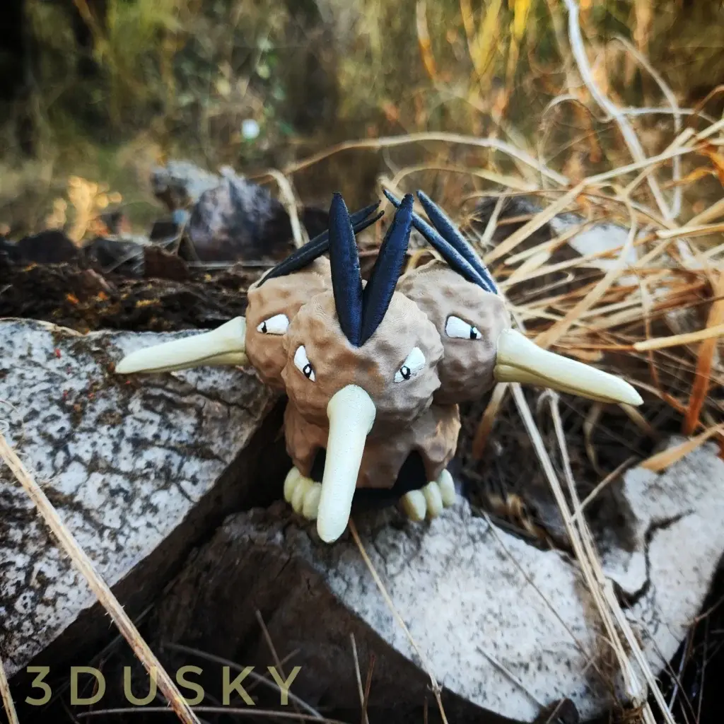 Dodrio Chibi — figura impresa en 3D | 3DUsky