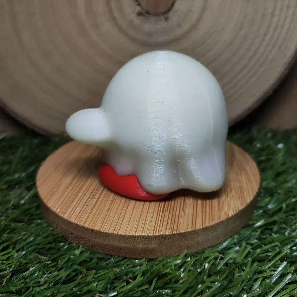 Kirby fantasma Fluorescente — figura impresa en 3D | 3DUsky