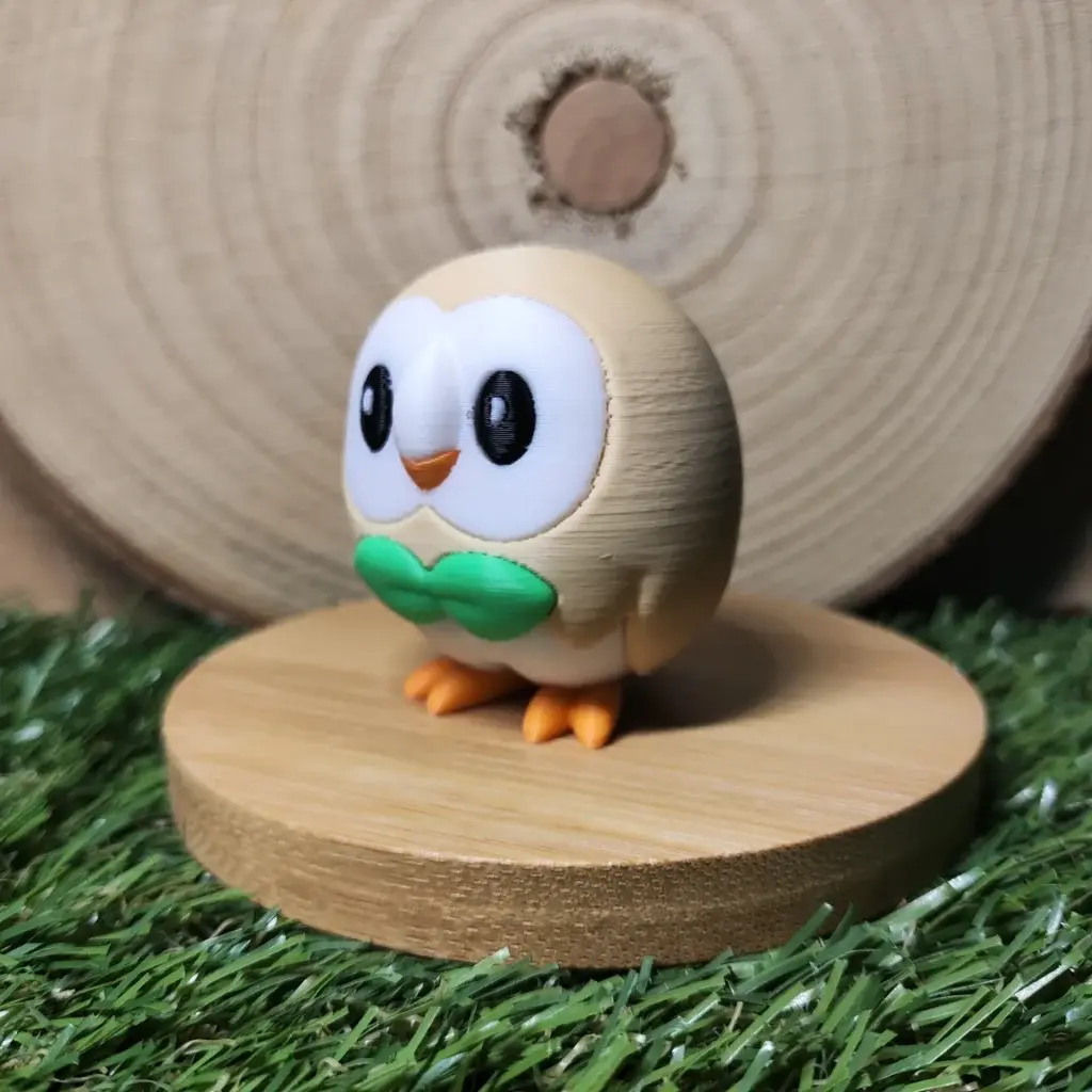 Rowlet — figura impresa en 3D | 3DUsky