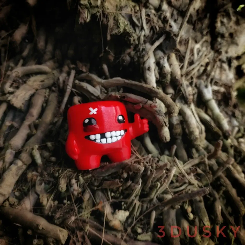 Meat Boy — figura impresa en 3D | 3DUsky
