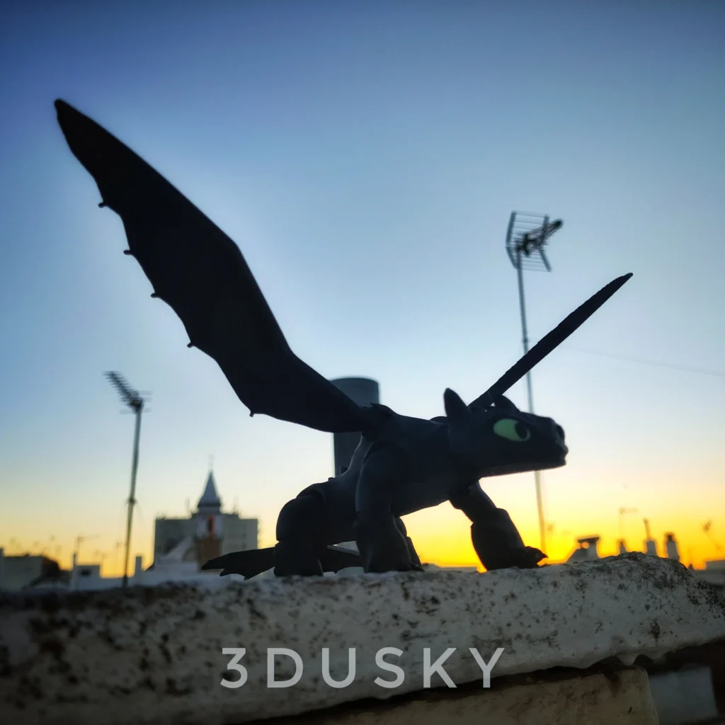 Desdentao - Furia Diurna Articulados — figura impresa en 3D | 3DUsky
