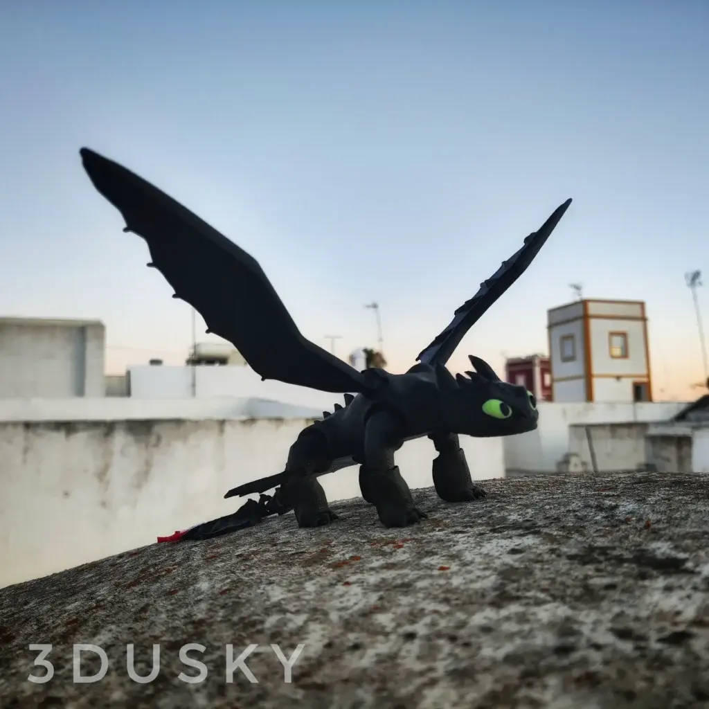 Desdentao - Furia Diurna Articulados — figura impresa en 3D | 3DUsky