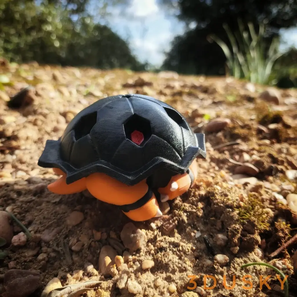 Torkoal — figura impresa en 3D | 3DUsky