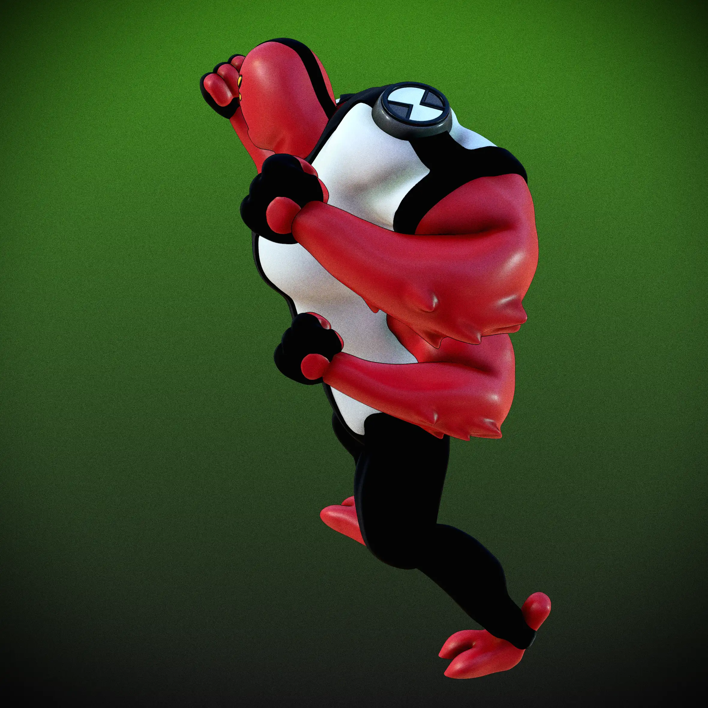 cuatro brazos ben 10 3dusky render (3)