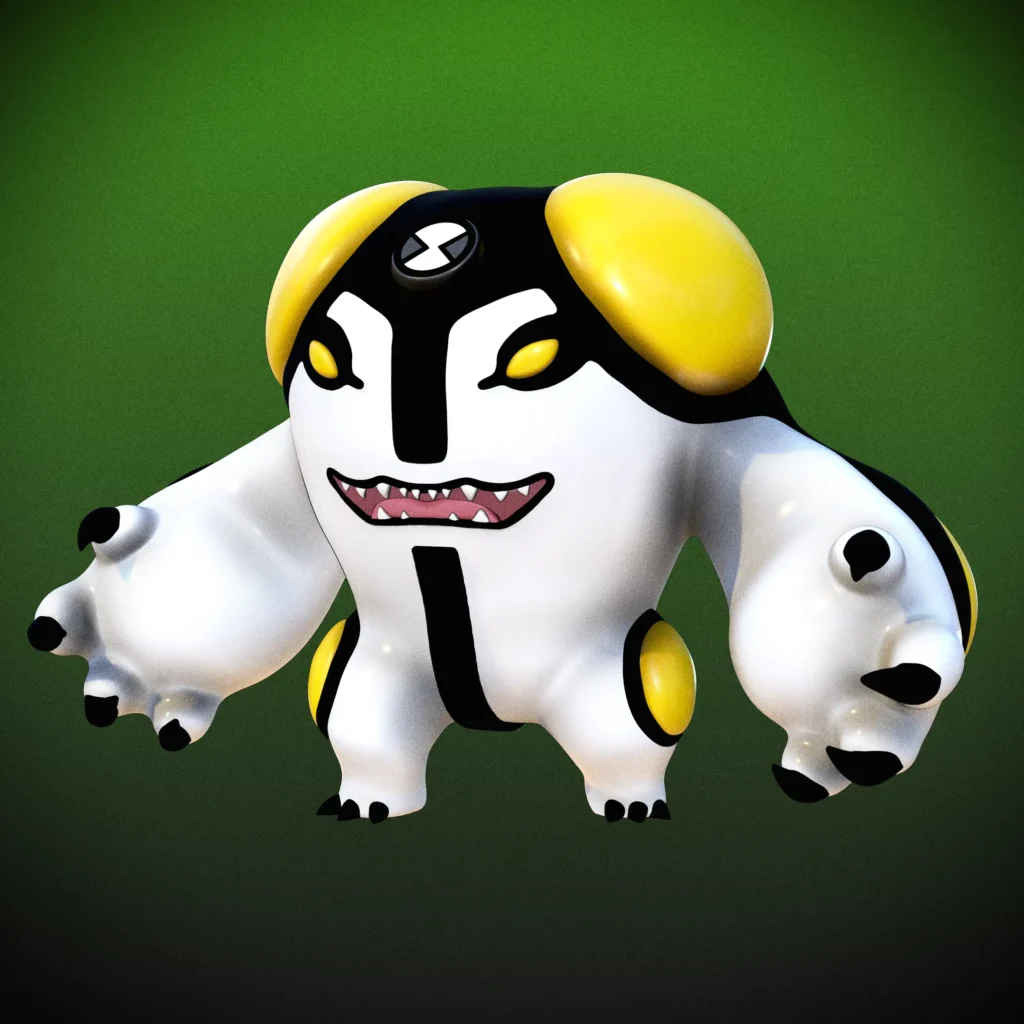 rayo de cañon ben 10 3dusky render (1)