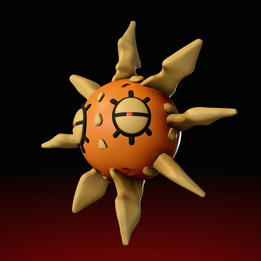 solrock pokemon render 3dusky (1)