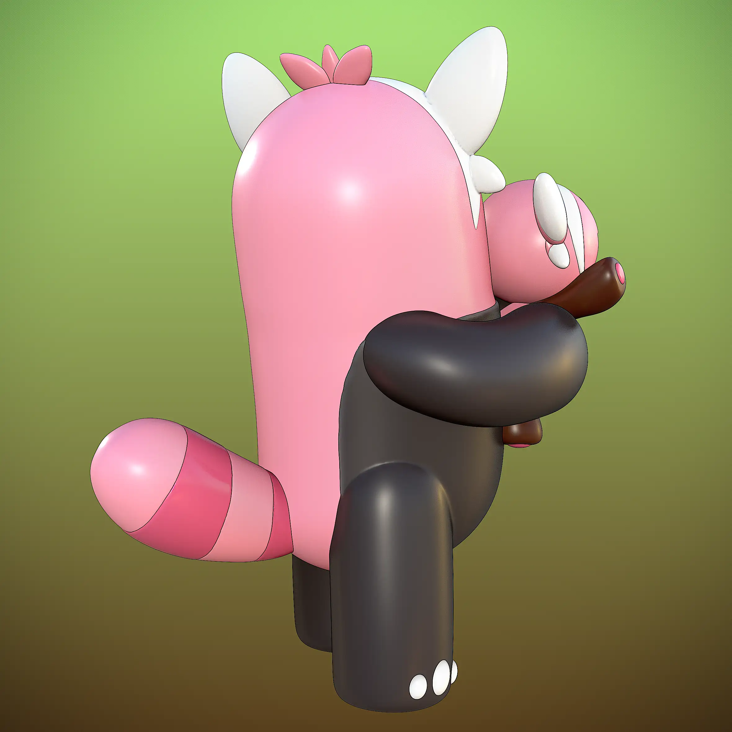 bewear and stufful pokemon render 3dusky (4)