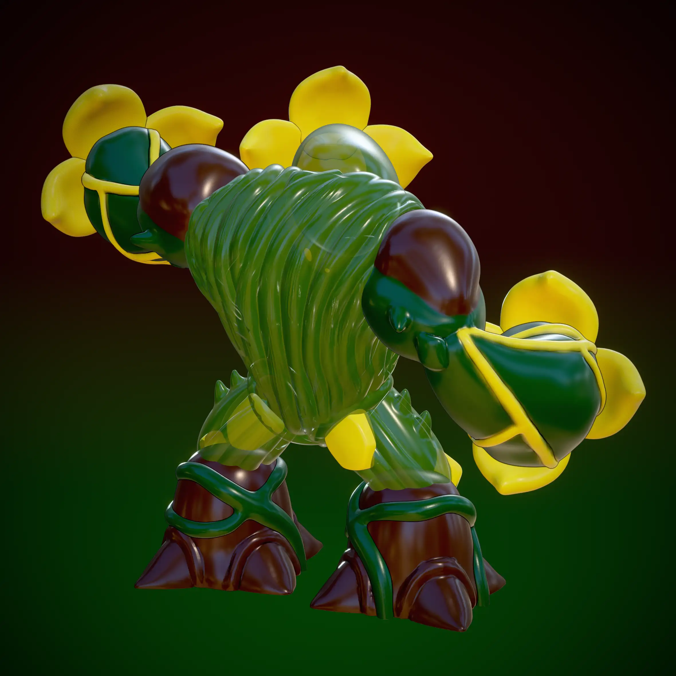 florus gormiti final evolution render 3dusky (4)