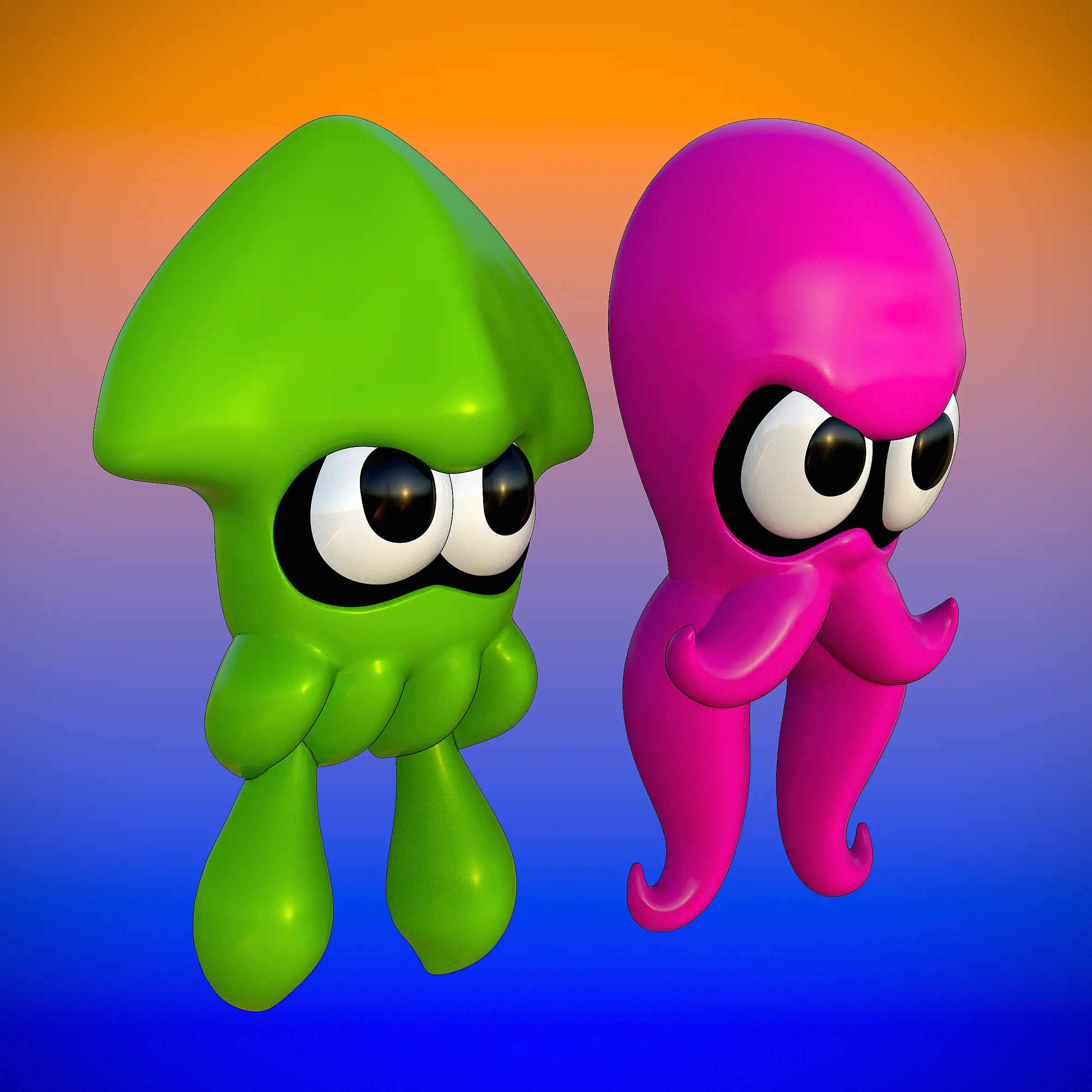 inkling octoling splatoon render 3dusky (3)