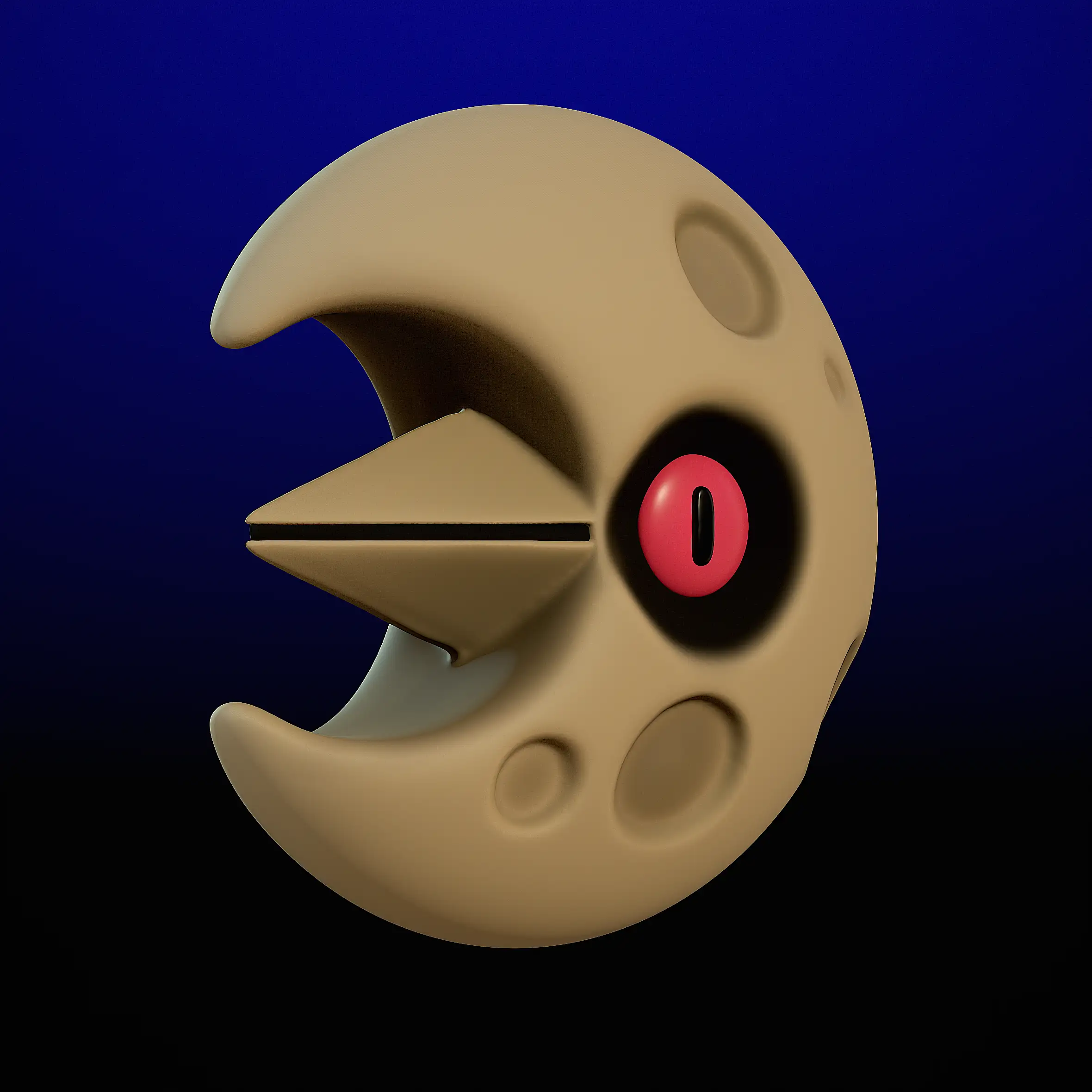 337 - Lunatone lunatone pokemon render 3dusky (2)