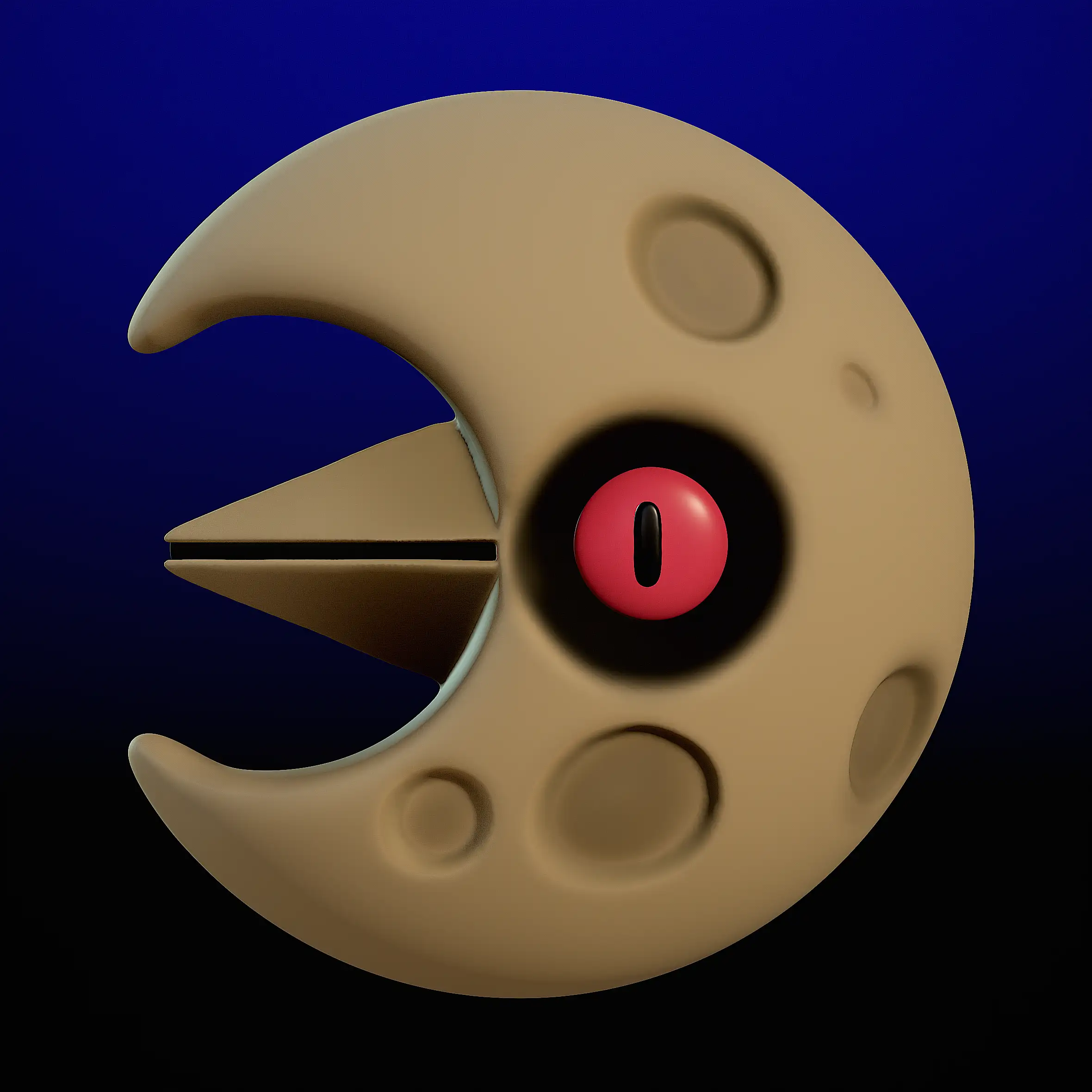 337 - Lunatone lunatone pokemon render 3dusky (3)