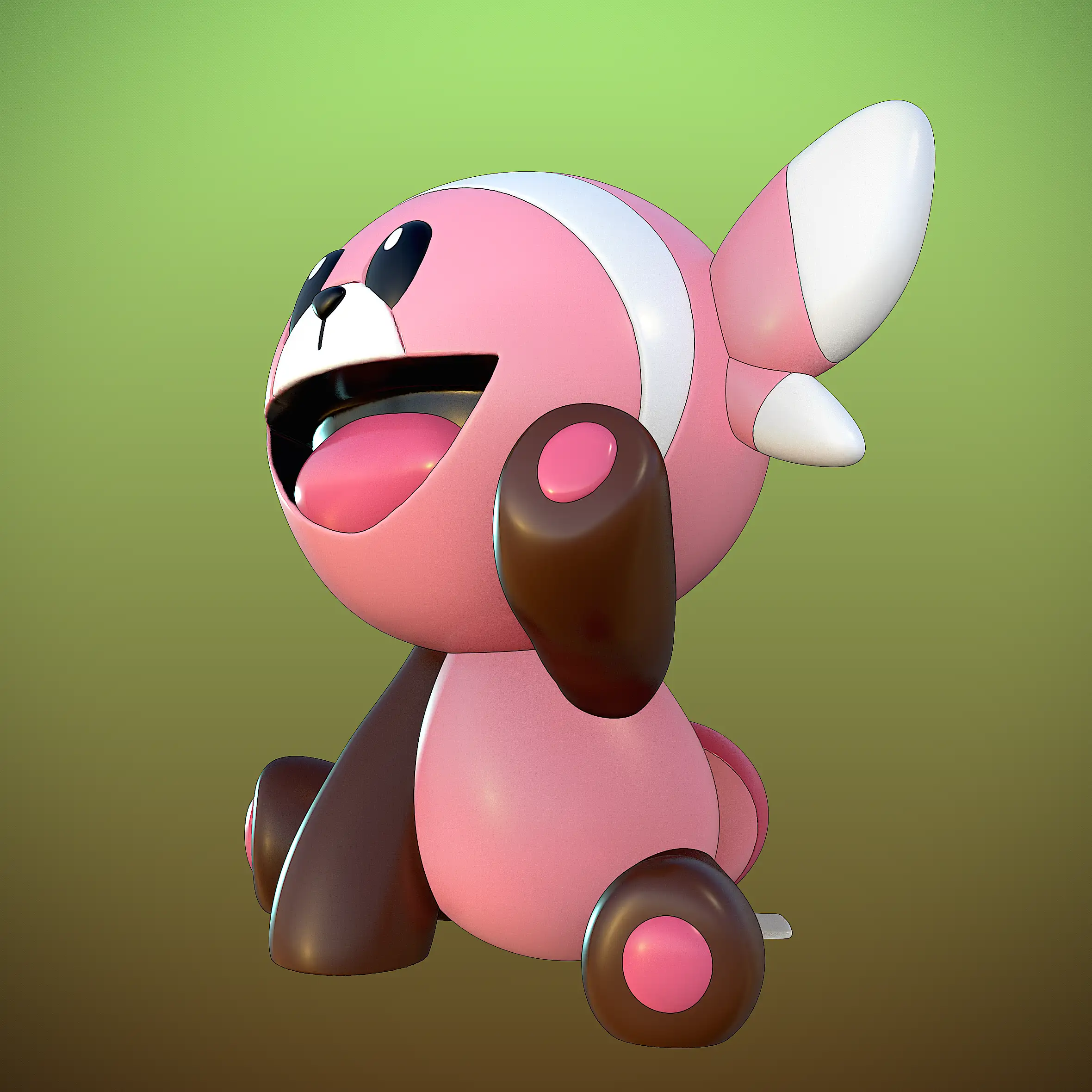 759 - Stufful stufful pokemon render 3dusky (2)
