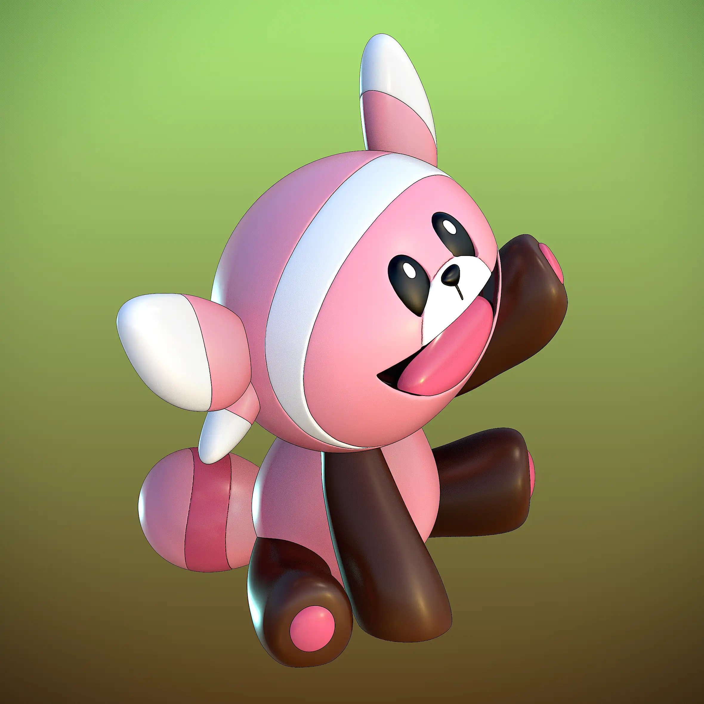 759 - Stufful stufful pokemon render 3dusky (3)