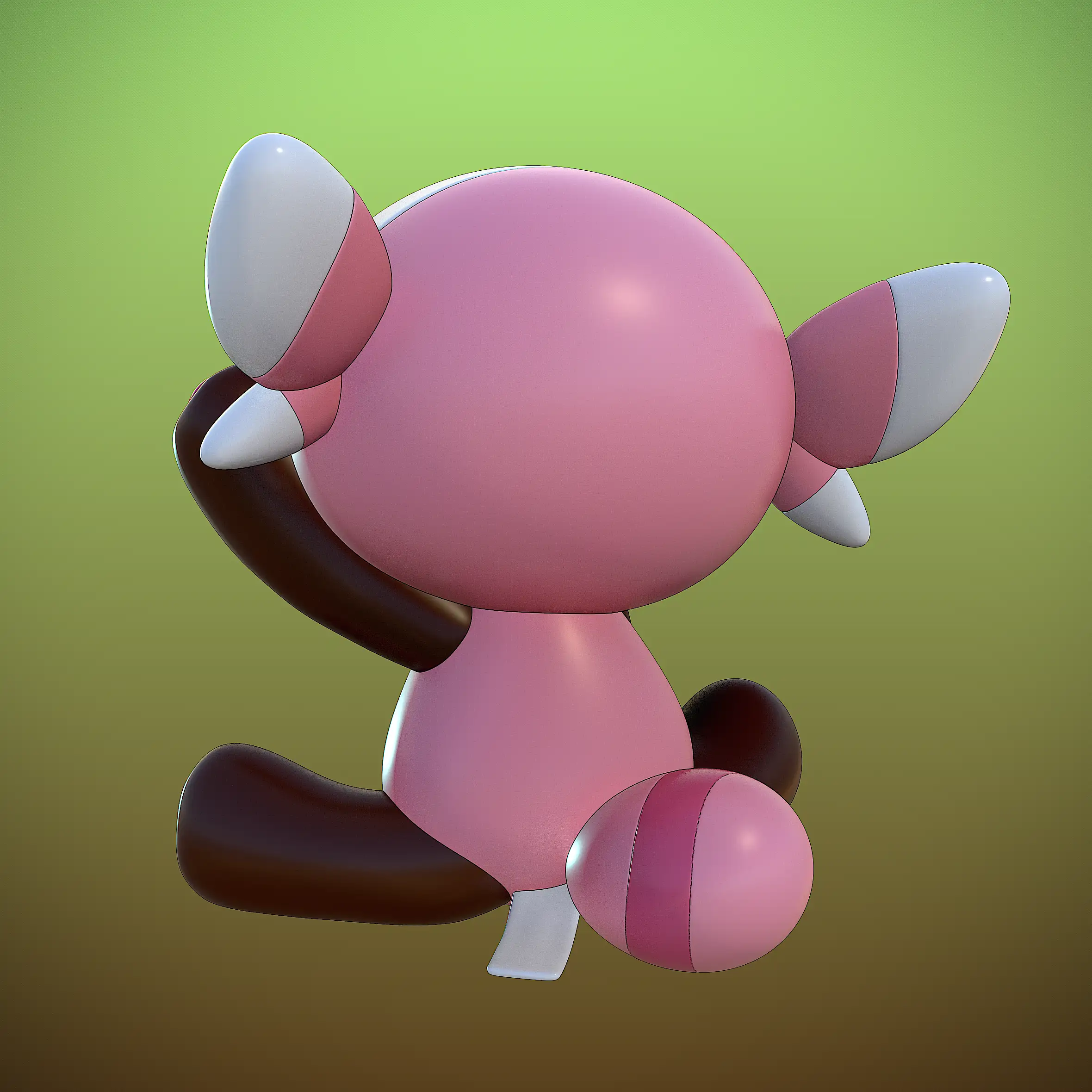 759 - Stufful stufful pokemon render 3dusky (4)
